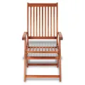 Chaises pliables de jardin 2 pcs Bois solide d'acacia Marron