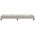 Cadre de lit Gris clair 100x200 cm Tissu