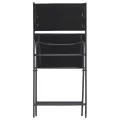 Chaises de jardin pliables 2 pcs Acier et textilène