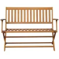 Banc de jardin 120 cm Bois d'acacia solide