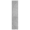 Bibliothèque/Buffet Gris béton 66 x 30 x 130 cm Aggloméré