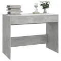 Bureau Gris béton 101x50x76,5 cm Aggloméré