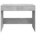 Bureau Gris béton 101x50x76,5 cm Aggloméré