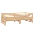 Lit coulissant 2x(90x200) cm Bois de pin massif