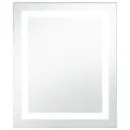 Miroir à LED pour salle de bains et capteur tactile 60x80 cm