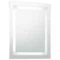 Miroir à LED pour salle de bains et capteur tactile 60x80 cm