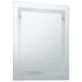 Miroir à LED pour salle de bains et capteur tactile 60x80 cm