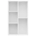 Bibliothèque/Buffet Blanc 50x25x80 cm Aggloméré