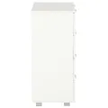 Buffet Blanc brillant 60x35x80 cm Bois d'ingénierie