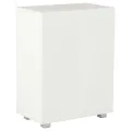 Buffet Blanc brillant 60x35x80 cm Bois d'ingénierie