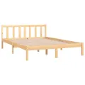 Cadre de lit bois de pin massif 160x200 cm