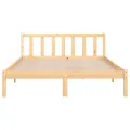 Cadre de lit bois de pin massif 160x200 cm