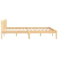Cadre de lit bois de pin massif 160x200 cm