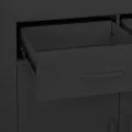 Armoire de rangement Anthracite 80x35x101,5 cm Acier