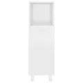 Armoire de salle de bain Blanc brillant 30x30x95 cm Aggloméré