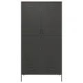 Garde-robe Anthracite 90x50x180 cm Acier