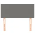 Tête de lit Gris foncé 80x5x78/88 cm Tissu