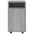 Armoire appoint à roues Sonoma gris 33x38x60 cm