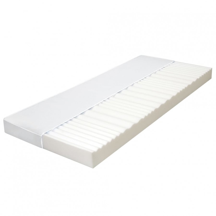 Matelas 120 x 200 cm 7 zones Mousse PU 10 cm H2 H3