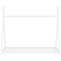 Cadre de lit d'enfant Blanc Bois de pin massif 80x160 cm
