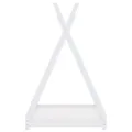 Cadre de lit d'enfant Blanc Bois de pin massif 80x160 cm