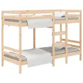 Lit superposé 75x190 cm Bois de pin massif