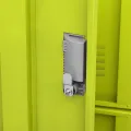 Armoire à casiers Gris clair et vert 90x45x92,5 cm Acier