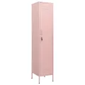 Armoire à casiers Rose 35x46x180 cm Acier