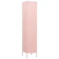 Armoire à casiers Rose 35x46x180 cm Acier
