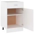 Armoire de plancher à tiroir Blanc 50x46x81,5 cm Aggloméré