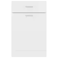 Armoire de plancher à tiroir Blanc 50x46x81,5 cm Aggloméré