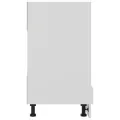Armoire à four Blanc 60x46x81,5 cm Aggloméré