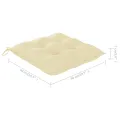 Chaises à dîner d'extérieur 4 pcs avec coussins Acacia massif