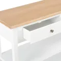 Buffet Blanc 110x35x80 cm MDF