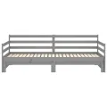Lit coulissant Gris Bois de pin massif 2x(90x200) cm