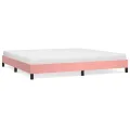 Cadre de lit Rose 200x200 cm Velours