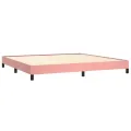 Cadre de lit Rose 200x200 cm Velours