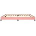 Cadre de lit Rose 200x200 cm Velours