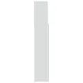 Armoire de tête de lit Blanc 180x19x103,5 cm