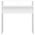 Table console Blanc 78x30x80 cm Aggloméré
