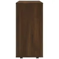 Armoire roulante Chêne marron 60x35x75 cm Bois d'ingénierie