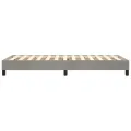 cadre de lit Gris clair 90x200 cm Velours