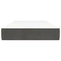 Matelas de lit à ressorts ensachés Gris foncé 90x200x20 cm