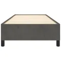 Cadre de lit Gris foncé 90x200 cm Velours