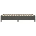 Cadre de lit Gris foncé 90x200 cm Velours