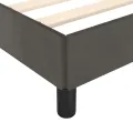 Cadre de lit Gris foncé 90x200 cm Velours