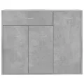 Buffet Gris béton 88x30x70 cm Aggloméré