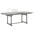Table à dîner de jardin (150-200)x100x75cm Bois d'acacia massif