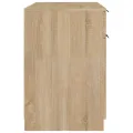 Bureau Chêne sonoma 100x50x75 cm Bois d'ingénierie