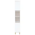 Armoire de salle de bain blanc 30x30x190 cm bois d'ingénierie